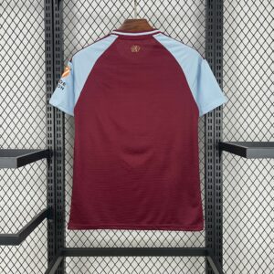 Aston Villa 2025 26 Home Jersey