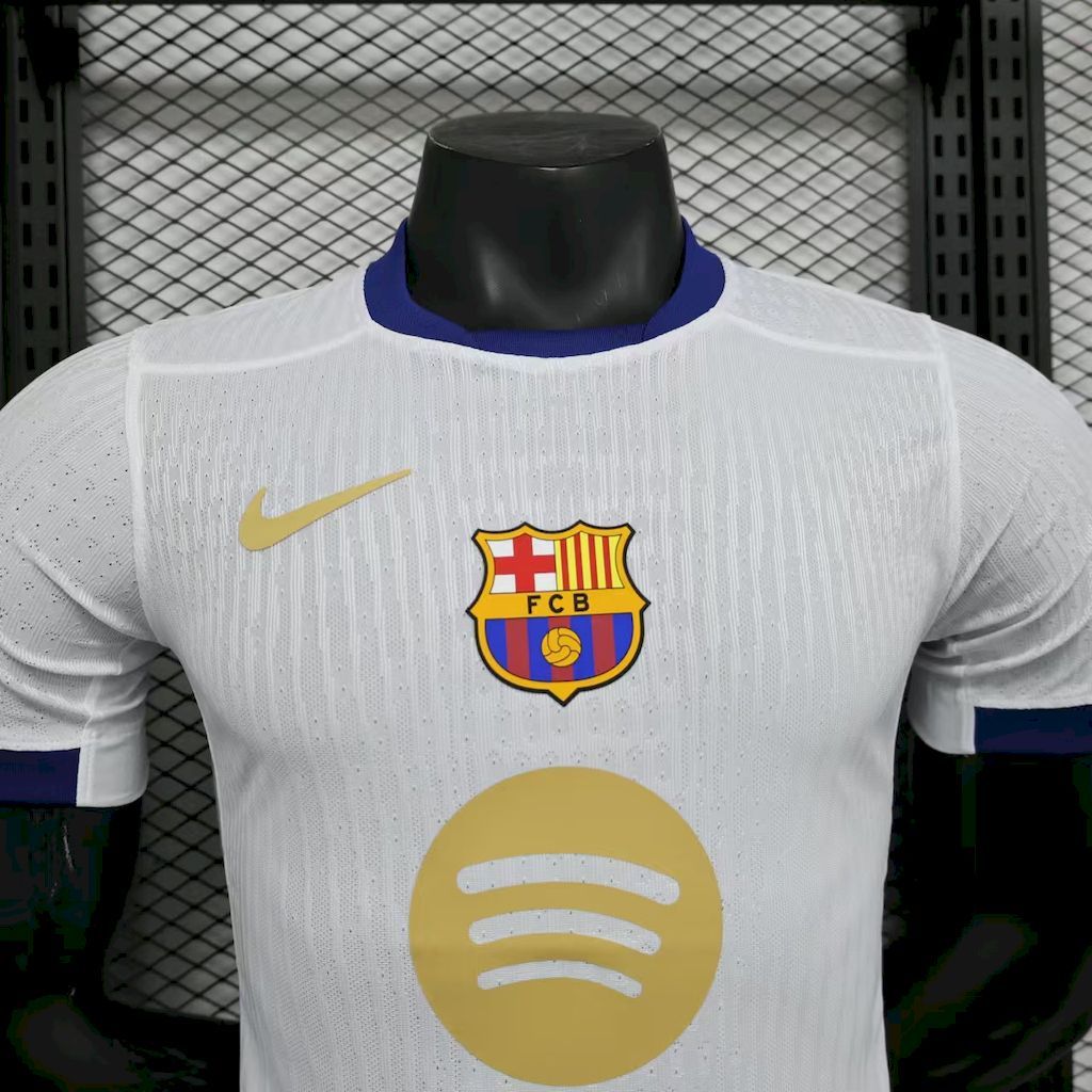 Barcelona 202425 White exposure version Jersey Player Version