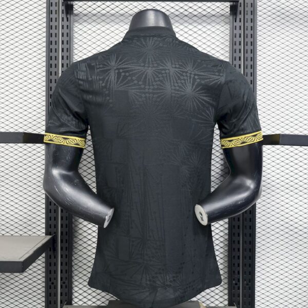 Mexico 2025 26 Gold Black Jersey Player Version