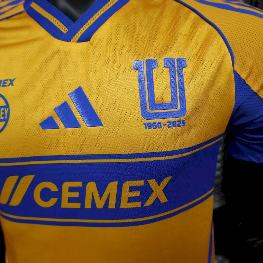 94f88725109f49aba1d83e68aeee6ecb Tigres UANL 2025-26 Home Jersey Player Version