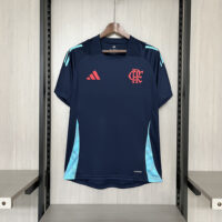 2025-26 Flamengo Training Wear Dark Blue Jersey