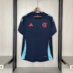2025-26 Flamengo Training Wear Dark Blue Jersey