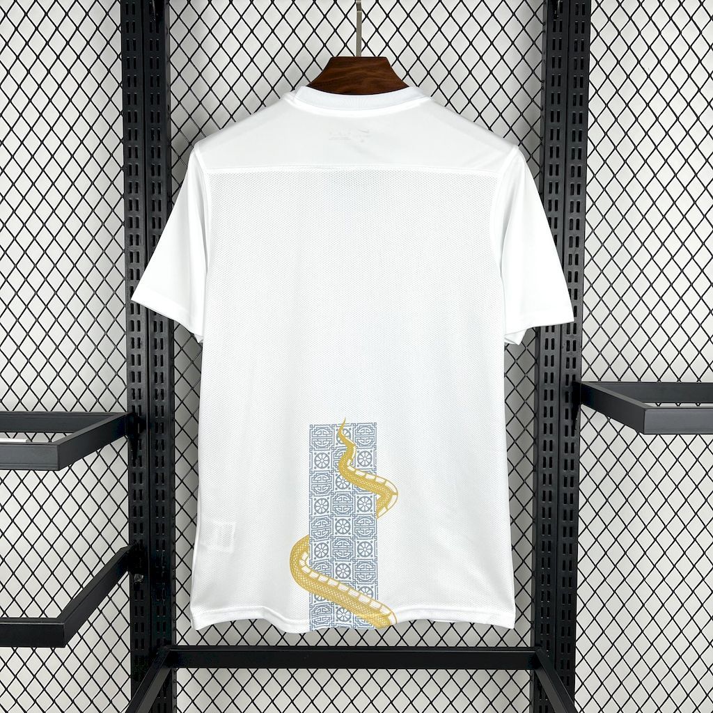 9ae0df5439694a41a907570a9f9e4cf0 Tottenham Hotspur 2025-26 White Gold Snake Edition Jersey