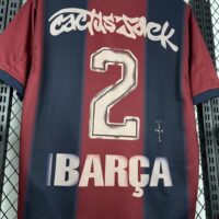 Barcelona 2000-01 Home Retro Skeleton Jersey