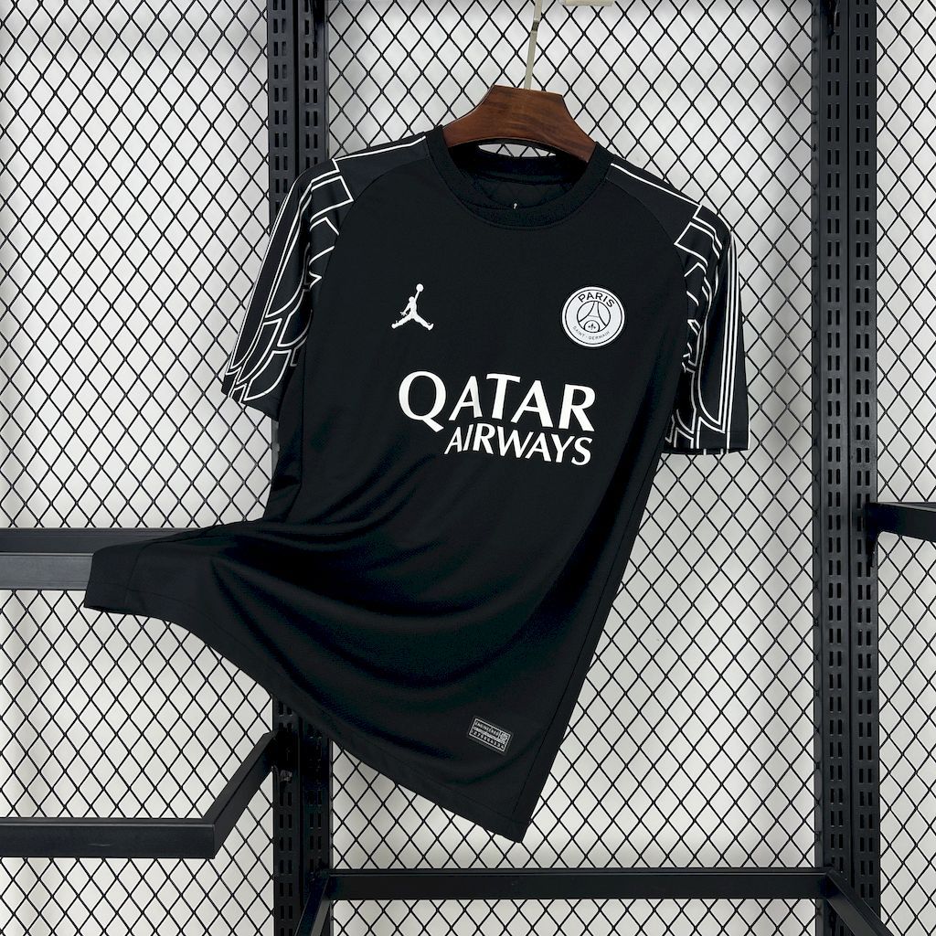 Paris Saint-Germain 202425 Fourth Away Black Jersey