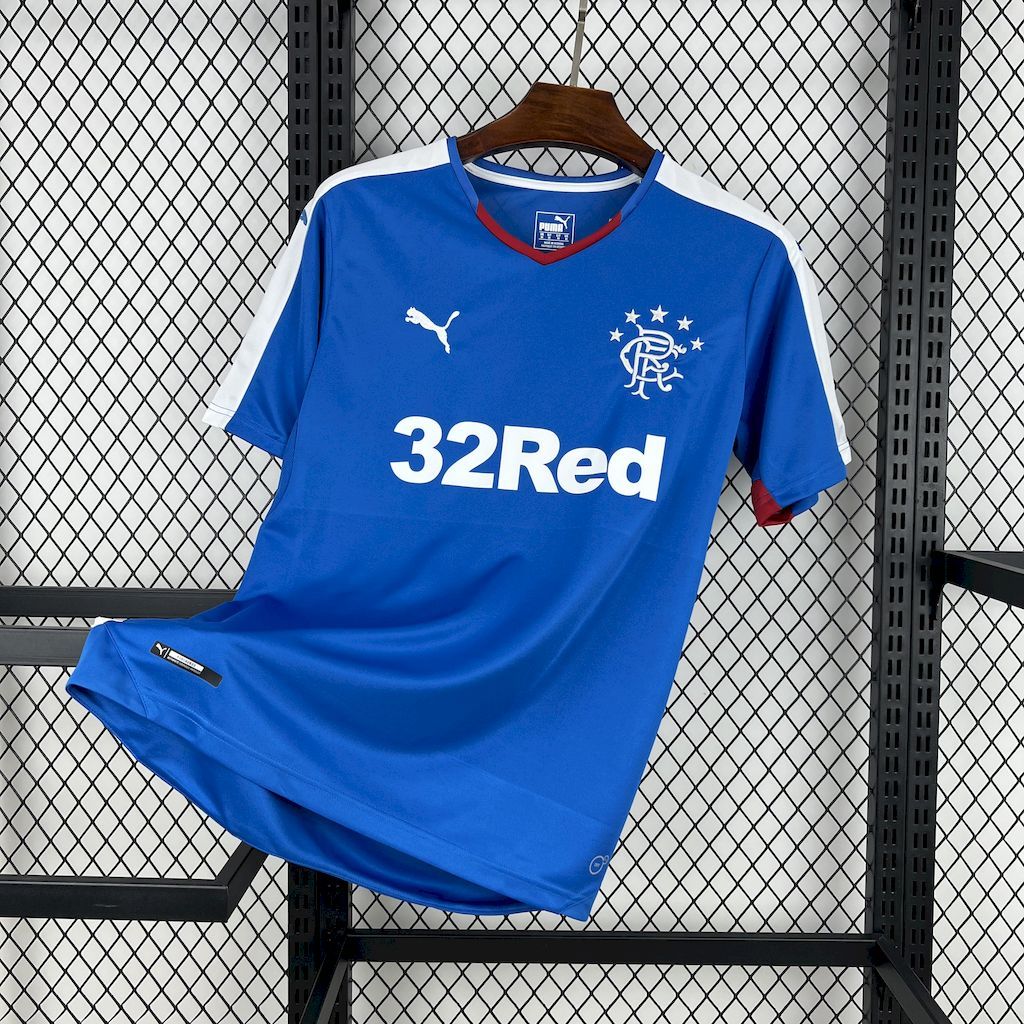 Rangers 2015-16 Home Retro Jersey Rangers 2015-16 Home Retro Jersey