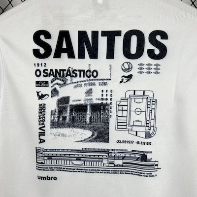 Santos 2025-26 Concentração Umbro Masculina Jersey
