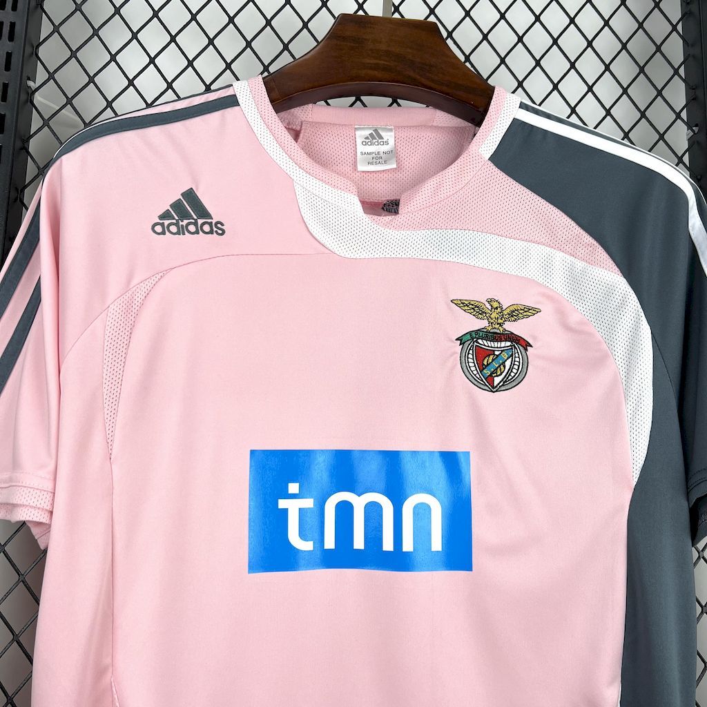 Benfica 2007-08 Away Retro Jersey (With sponsor)