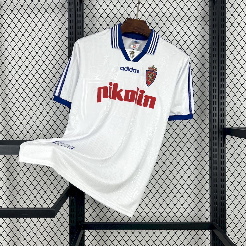 Real Zaragoza 1997-98 Home Retro Jersey