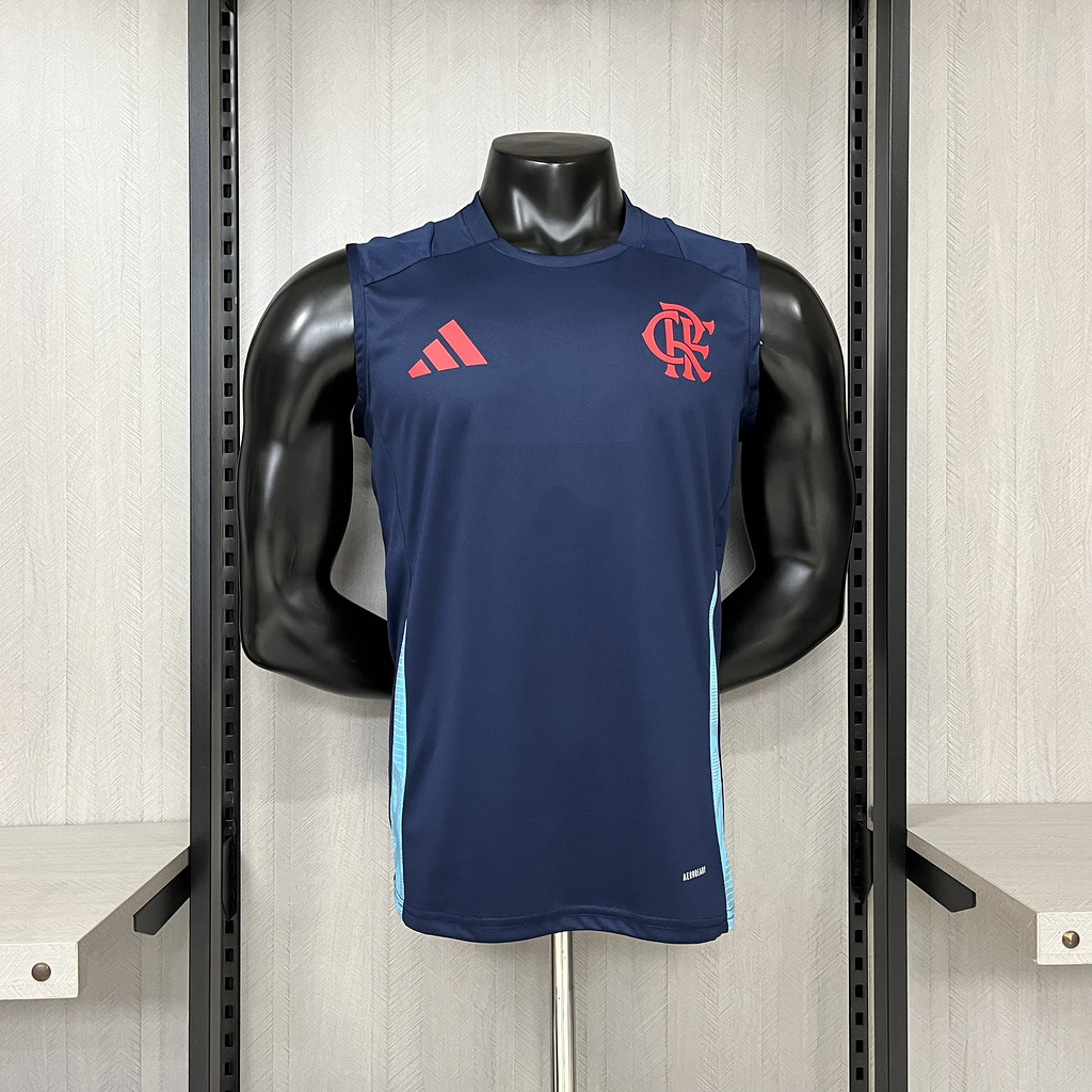 Vest 2025-26 Flamengo Training Wear Dark Blue Jersey