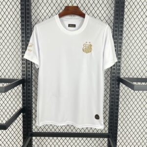 Santos 2025 26 Pele 1.000 GOLS White Jersey