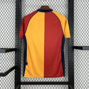 AS Roma 2001-02 Home Retro Jersey - Image 2