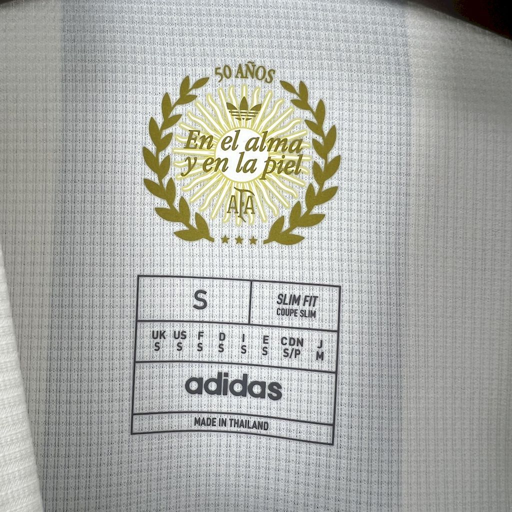 Argentina 202425 Adidas 50th Anniversary Jersey