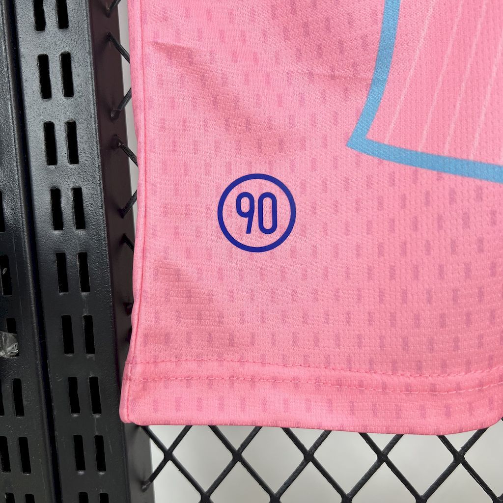 Barcelona 2025-26 pink special edition Jersey (With Champions League)