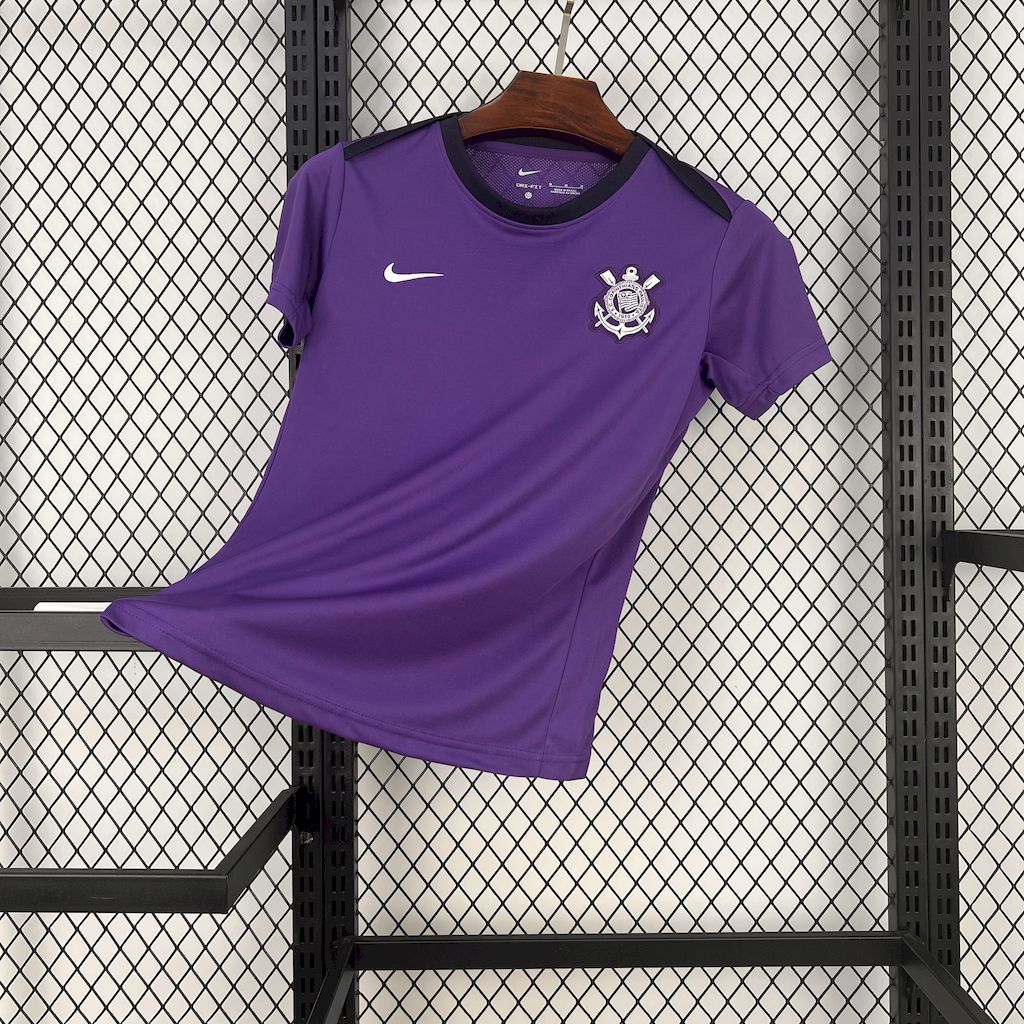 Corinthians 2025-26 Purple pre-match training Womens Jersey Corinthians 2025-26 Purple pre-match training Womens Jersey