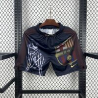Barcelona 2000-01 Home Retro Skeleton Shorts