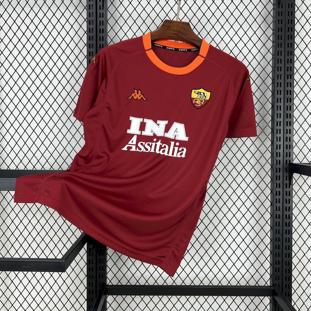 AS Roma 2000-01 Home Retro Jersey