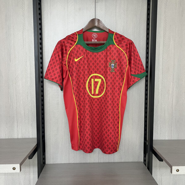 Retro Portugal 2004 World Cup Home - Image 3