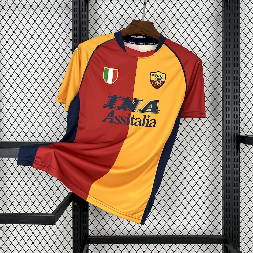 AS Roma 2001-02 Home Retro Jersey