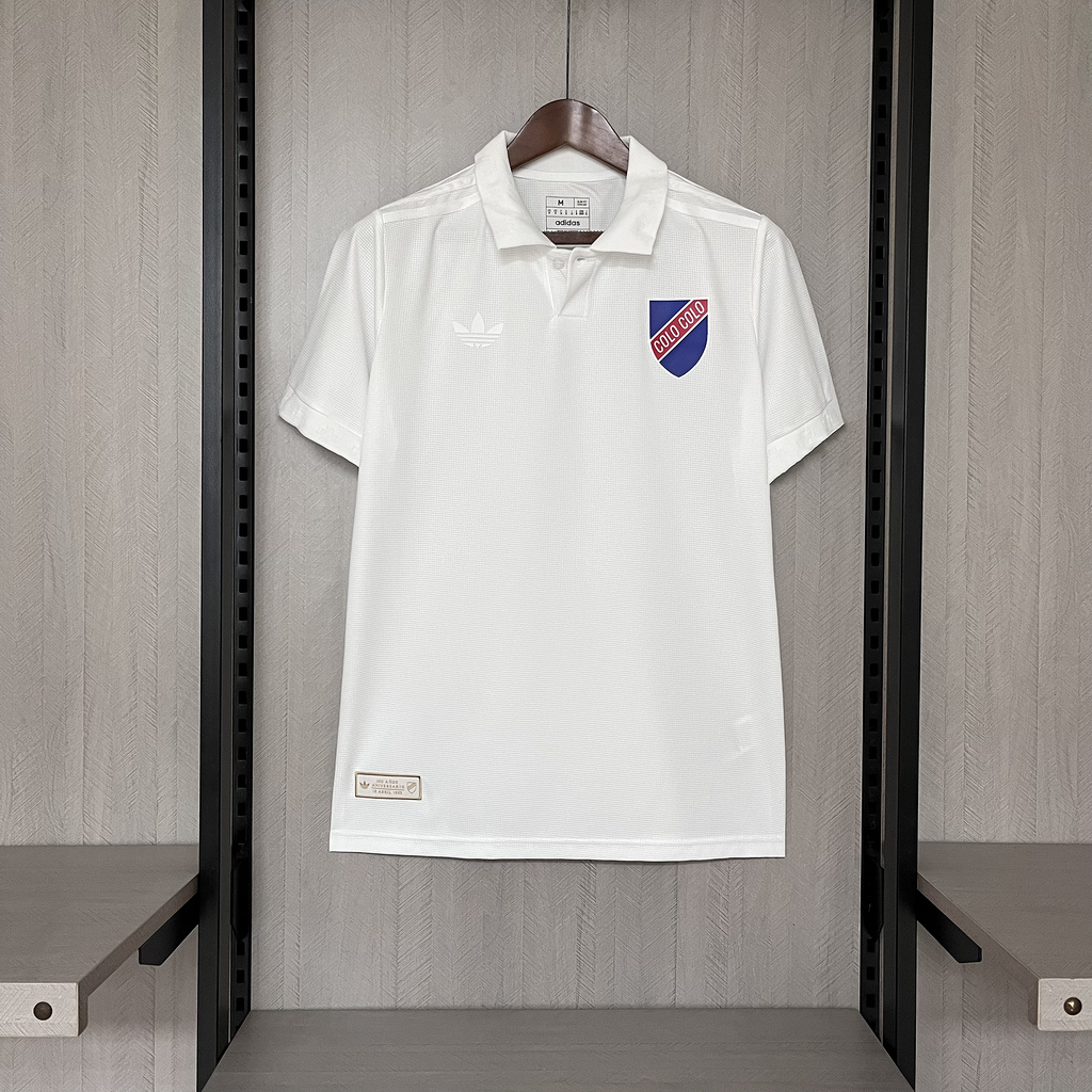 2025-26 Colo Colo 100th Anniversary Edition White Jersey