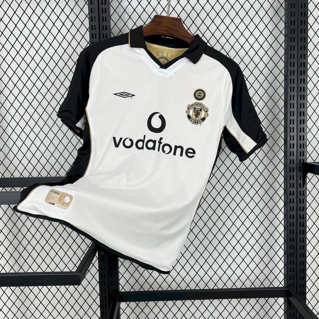 Manchester United 2001-02 Centenary Reversible Away And Third Retro Jersey