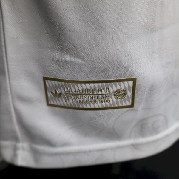 Bayern Munich 202425 125 Anniversary White Jersey Player Version - Image 3