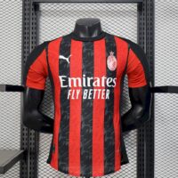 AC Milan 2025-26 Home Jersey Player Version