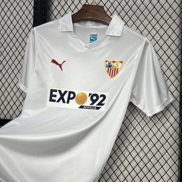 Sevilla FC 1987-90 Home Retro Jersey - Image 3
