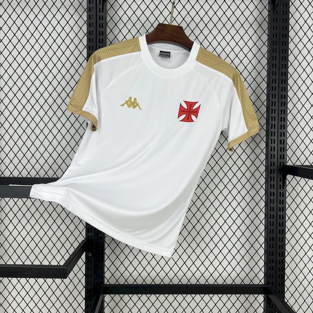Vasco da gama 2025-26 Supporter White Gold Jersey Vasco da gama 2025-26 Supporter White Gold Jersey