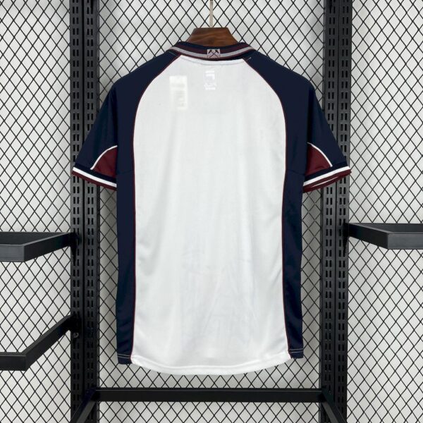 West Ham United 1999-01 Away Retro Jersey - Image 3