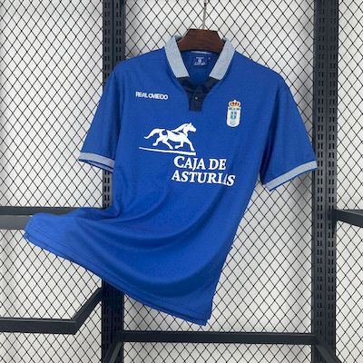 Real Oviedo 1996-97 Home Retro Jersey Real Oviedo 1996-97 Home Retro Jersey