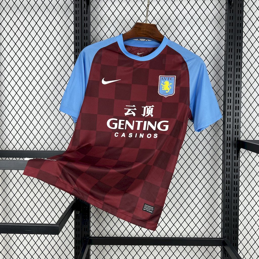 Aston Villa 2011-12 Home Retro Jersey