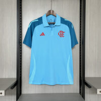 2025-26 Flamengo POLO Light Blue Jersey