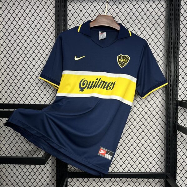 Boca Juniors 1996-97 Home Retro Jersey - Image 3