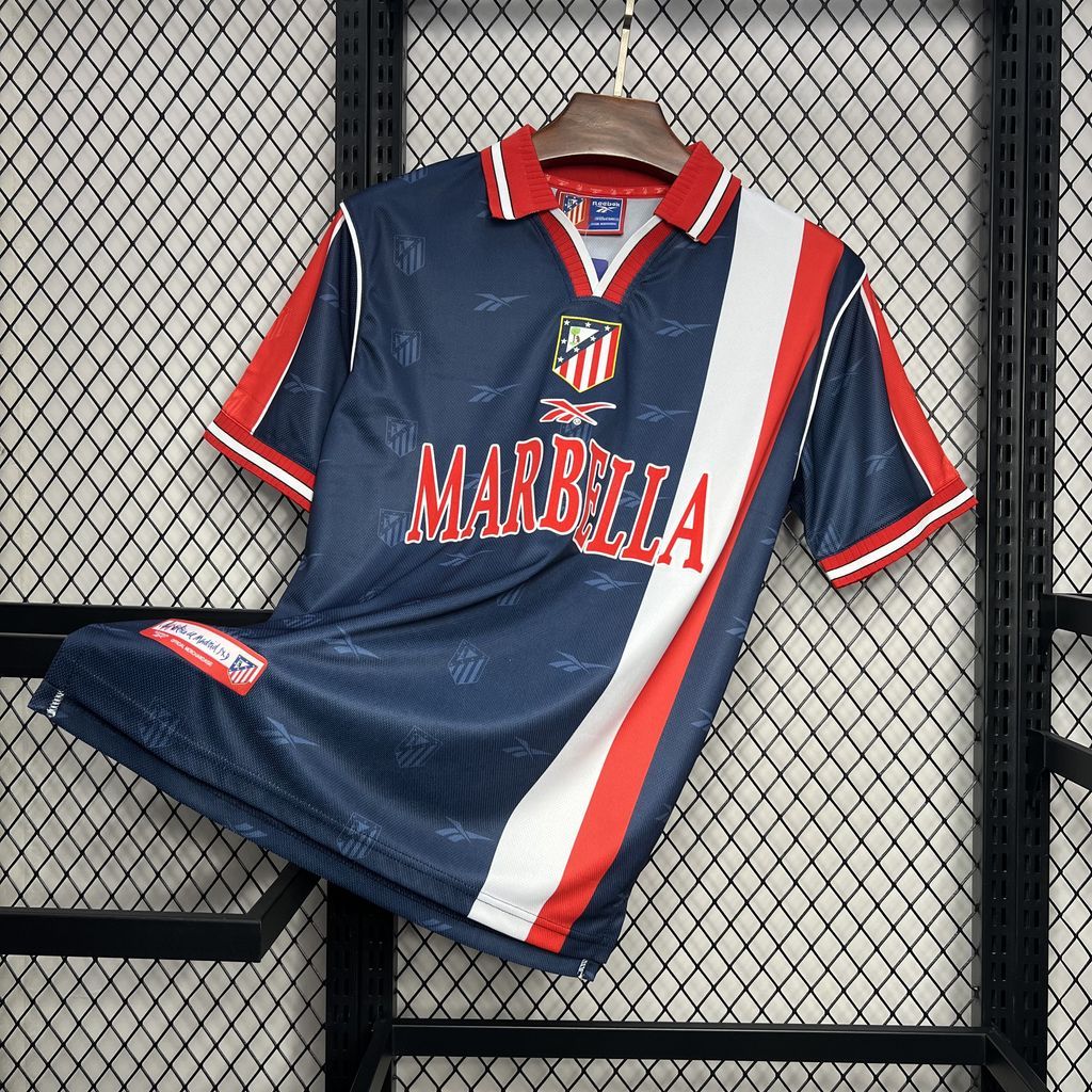 Atletico Madrid 1998-99 Away Retro Jersey