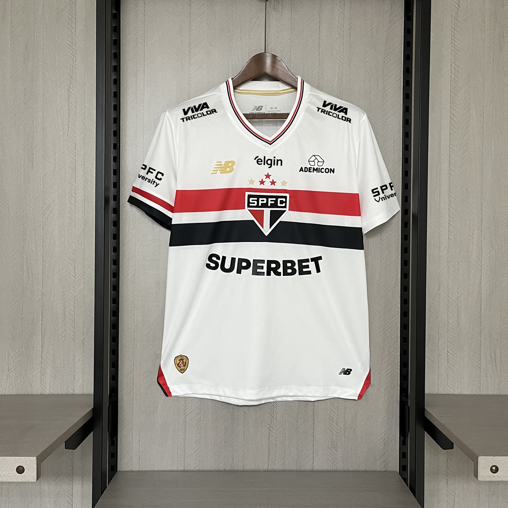 2025-26 São Paulo home all sponsors 2025-26 São Paulo home all sponsors