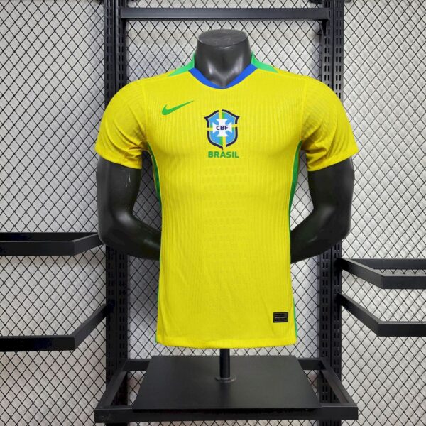Brazil 2025 26 Home Jersey Player Version