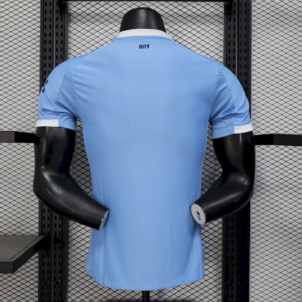 Manchester City 2025-26 Home Jersey Player Version
