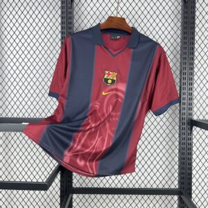 Barcelona 2000-01 Home Retro Skeleton Jersey