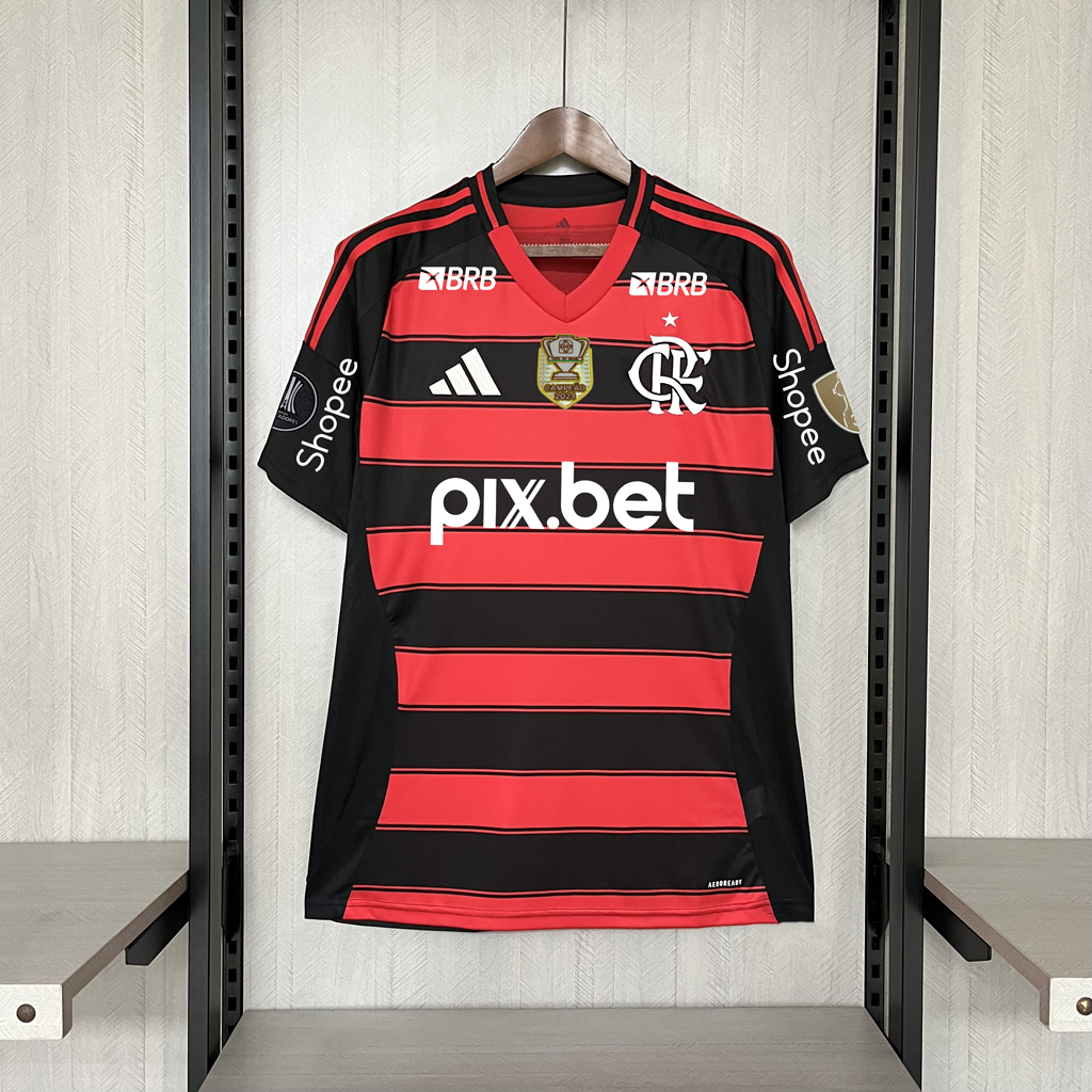2025-26 Flamengo Home All Sponsors