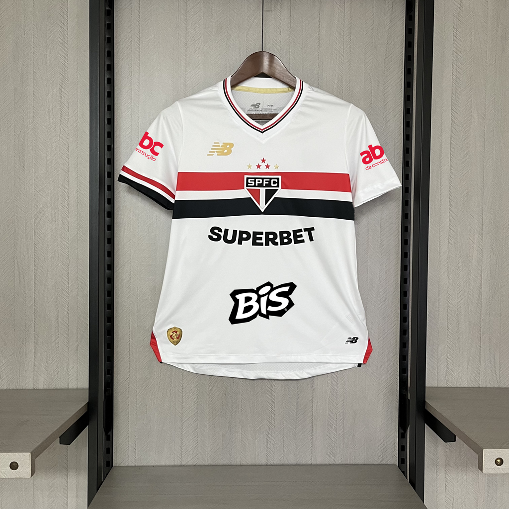 c13f03d4455e4cd2a3317f6ab37f313c Women' 2025-26 Sao Paulo Home All Sponsors Jersey