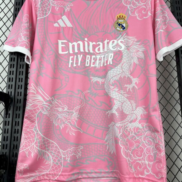 Real Madrid 2025 26 Pink Dragon Special Edition Jersey