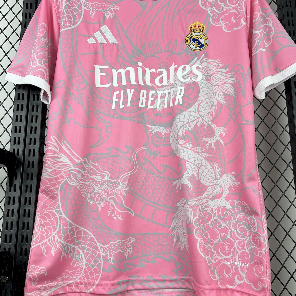 Real Madrid 2025-26 Pink Dragon Special Edition Jersey