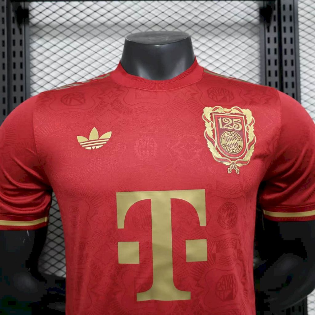 c4e8faabc0014f6b805b96f7572ee464 Bayern Munich 2025-26 125th Anniversary Jersey Player Version