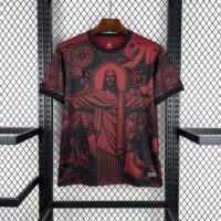 c52a497a967d4d9ea0ea390860fe1ebd Brazil 2025-26 Jordan Black and Red Special Edition Jersey