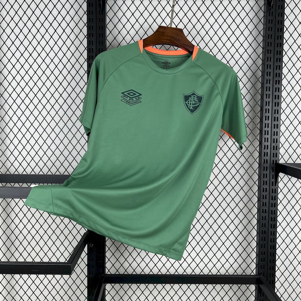 Fluminense 2025-26 Green pre-race training Jersey Fluminense 2025-26 Green pre-race training Jersey