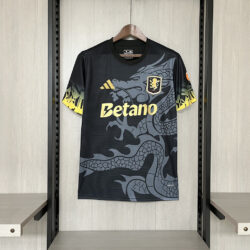 2025-26 Aston Villa Black Jersey