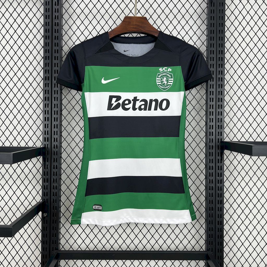 Sporting CP 202425 Home Womens Jersey