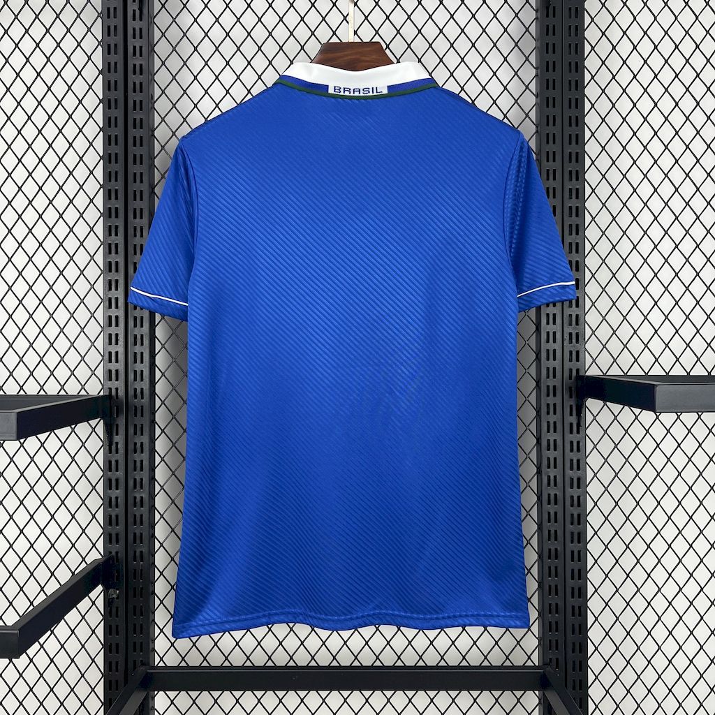 cf33f969c67c4fbbb484b0b5532442c4 Brazil 1994 World Cup Away Retro Jersey