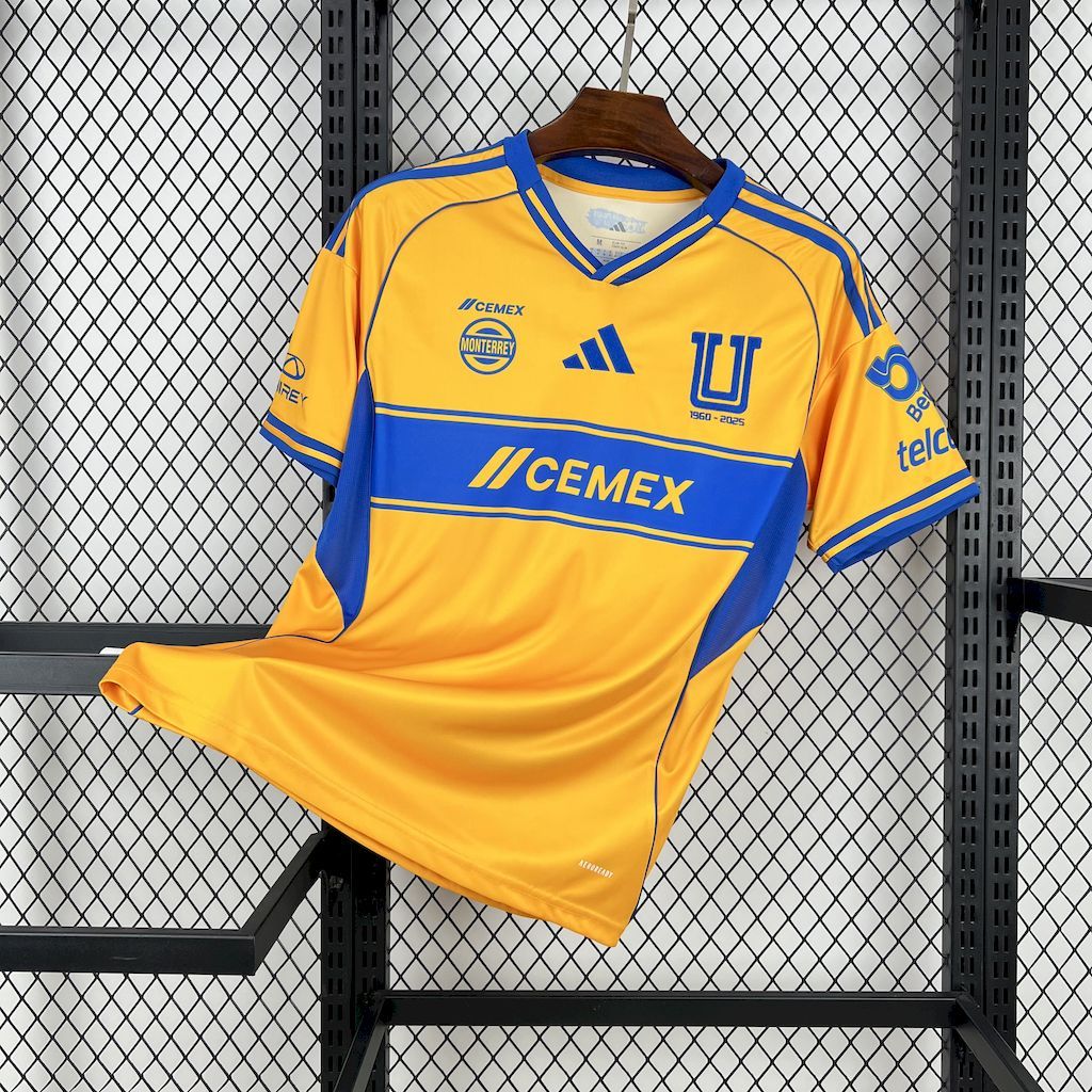 Tigres UANL 2025-26 Home Jersey Tigres UANL 2025-26 Home Jersey